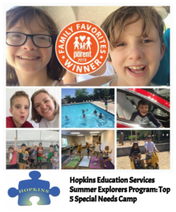 Summer Explorers Program with Hopkins Education Services Logo