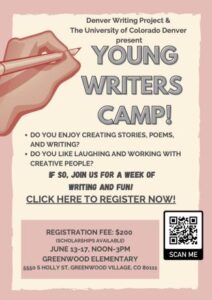 Campamento de jóvenes escritores Logo
