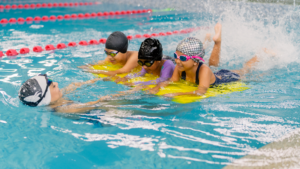 Youth participating in community-based learning with support from a trusted adult guide